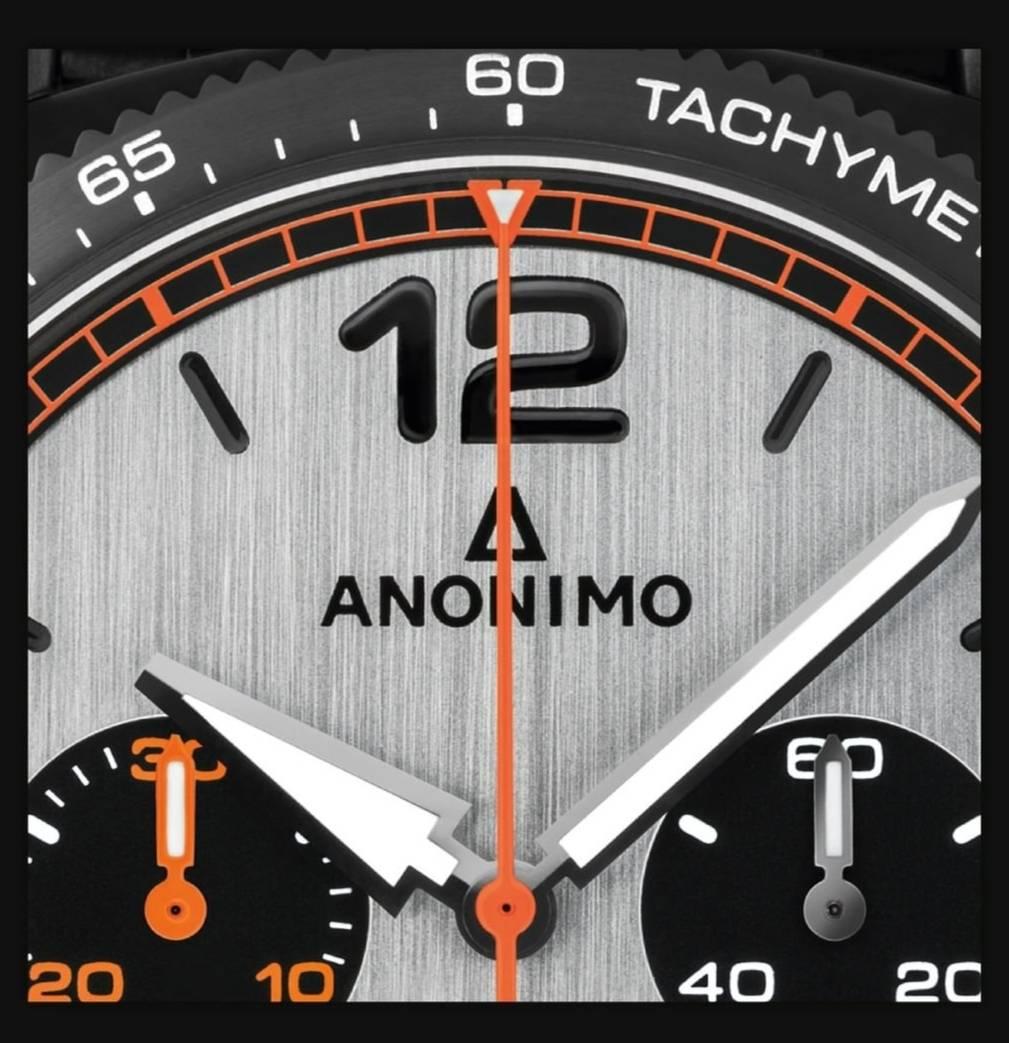義式軍風-亮橘計時腕錶(特別款)