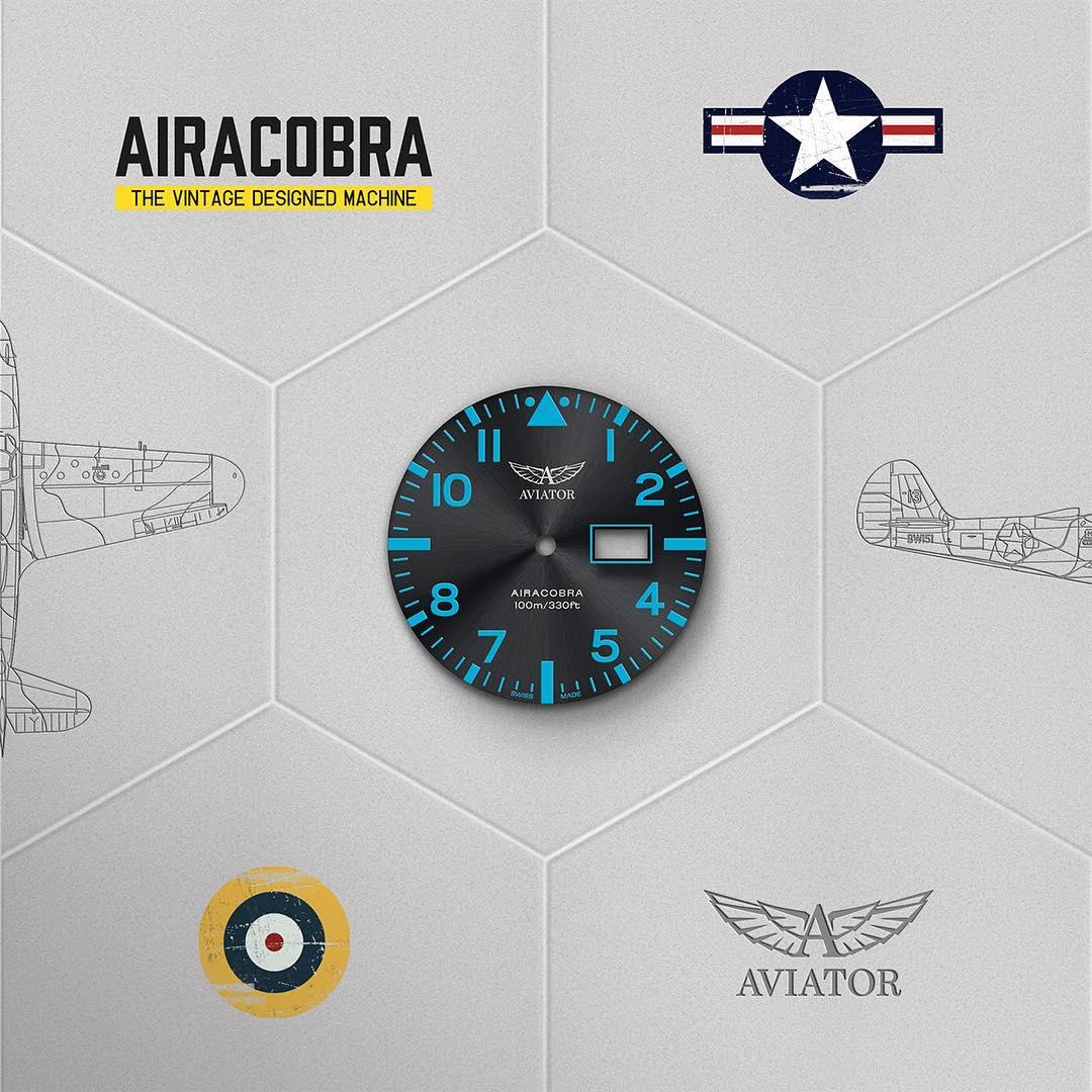 AIRACOBRA P42 飛行風格腕錶
