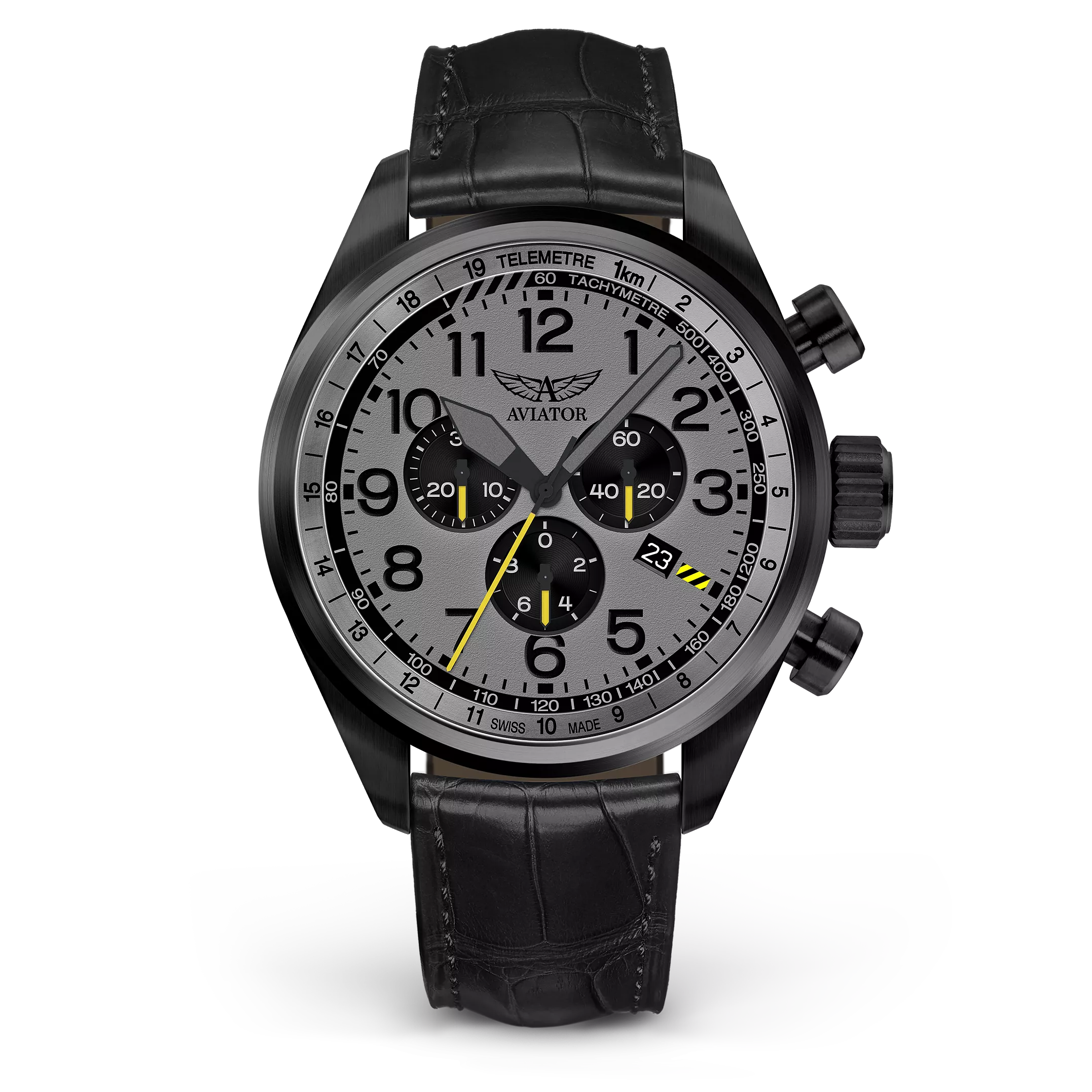 AIRACOBRA P45 CHRONO 飛行風格計時腕錶