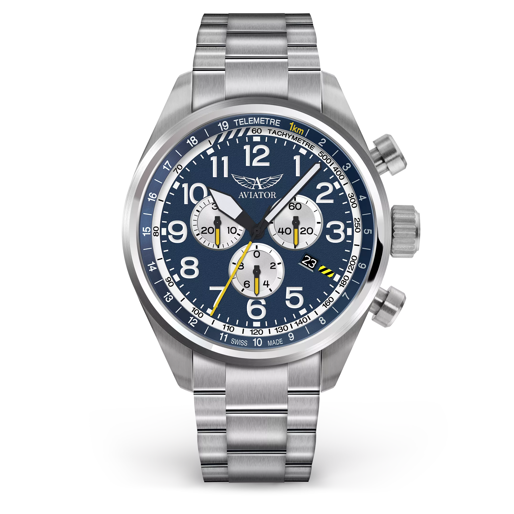 AIRACOBRA P45 CHRONO 飛行風格計時腕錶