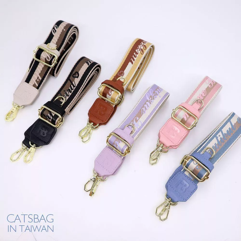 現貨👍精緻設計字母寛織帶可掛錢包 替換背帶 包包背帶  織帶 0027 | Catsbag Shop