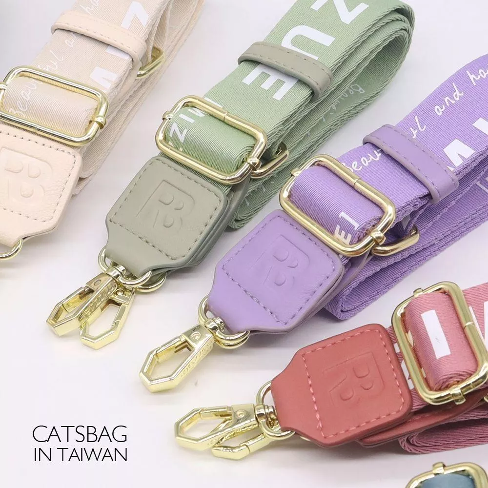 現貨👍 LOGO 設計質感寛背帶 織帶 斜背帶 寬背帶 包包背帶 B0021| Catsbag Shop