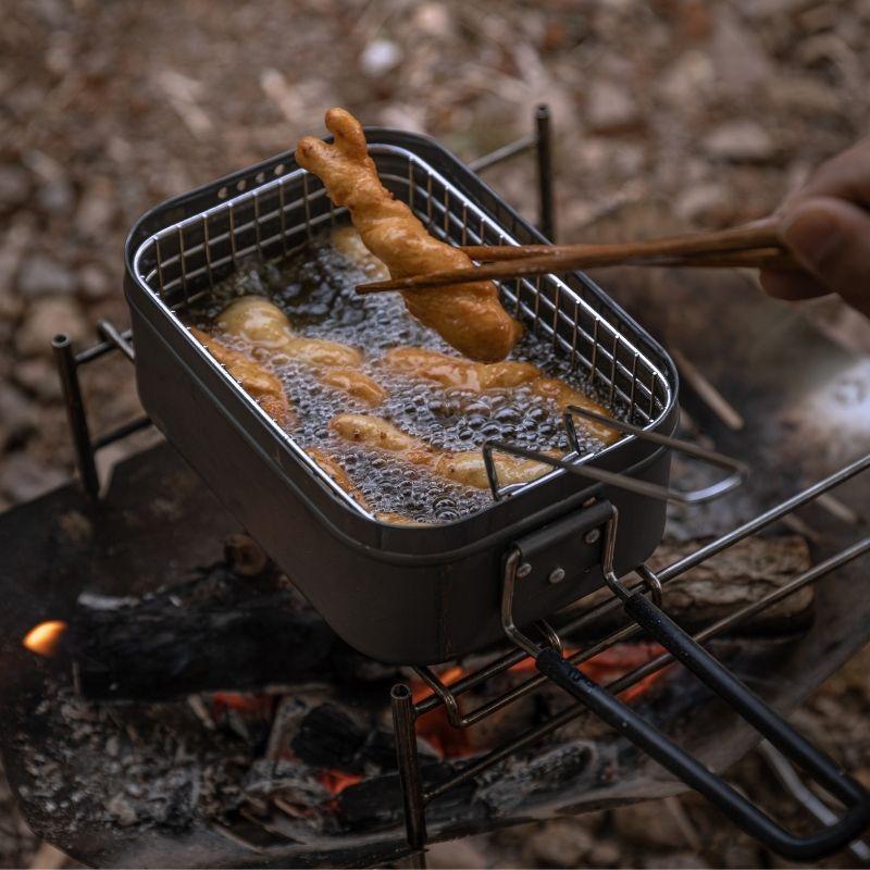 【營伙蟲1512】柯曼 煮飯神器 便當盒 煮飯便當盒 飯盒 可直火 輕量化 campingmoon 露營 蒸籠 炊飯 鋁製飯盒