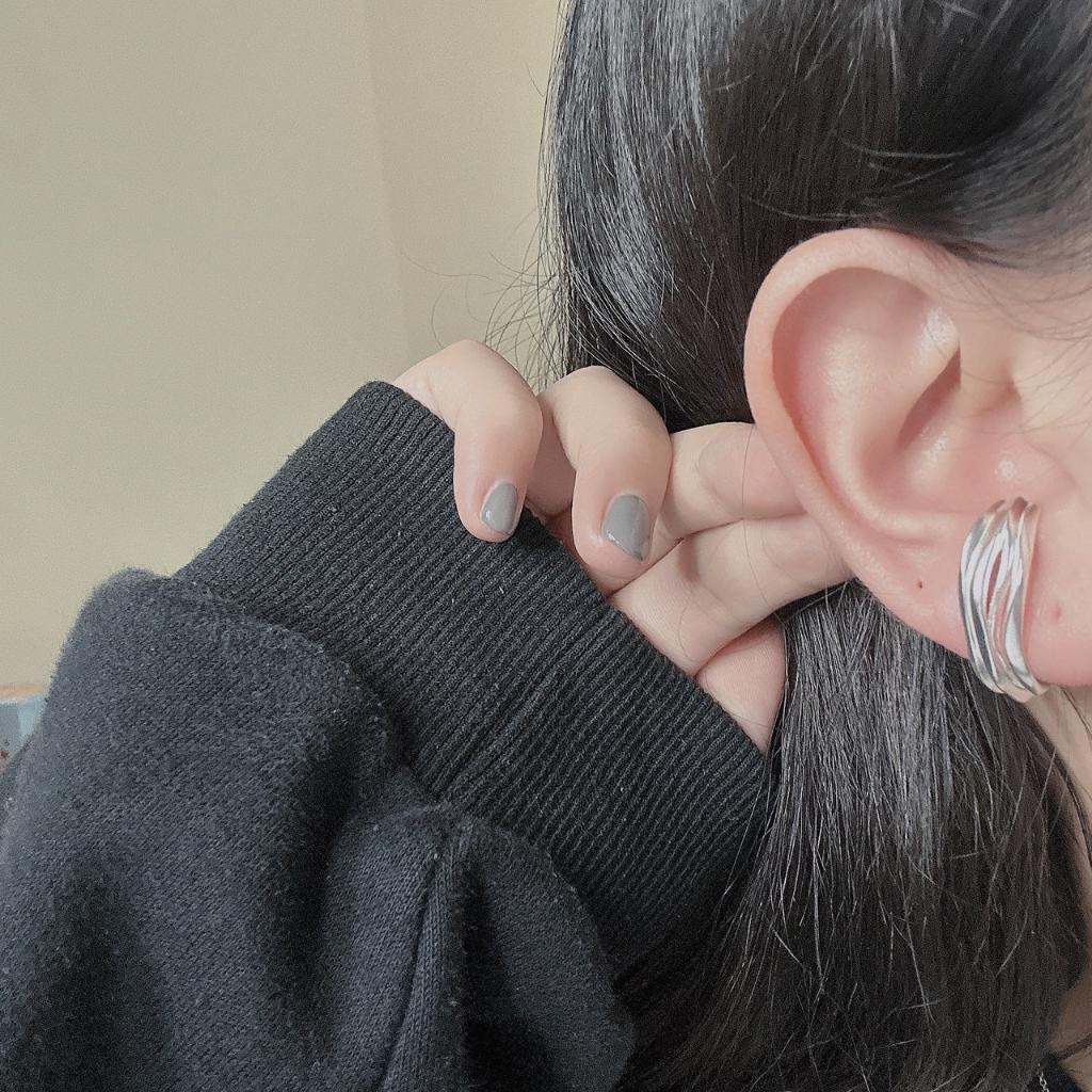S925純銀 ❘ 設計感耳扣型耳環