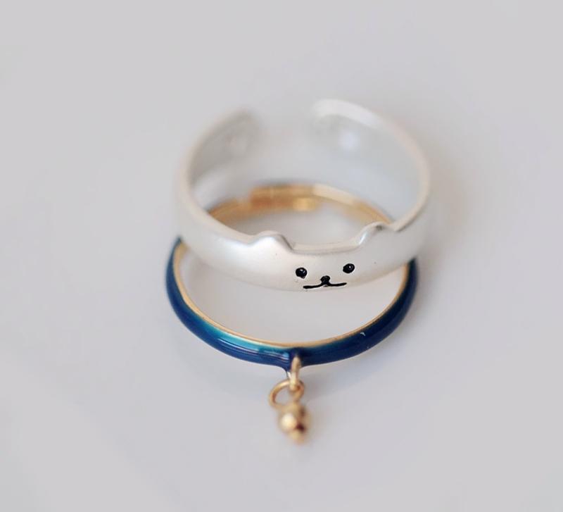 可愛小貓咪戒指