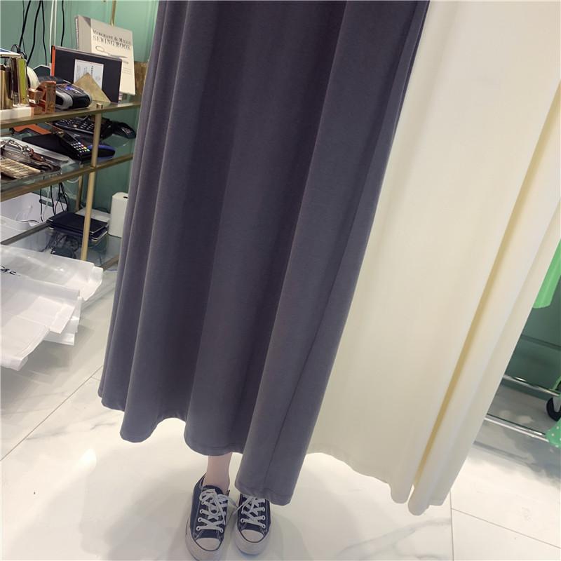 韓版夏季吊帶無袖外穿印花百搭連衣裙2色 M-XL