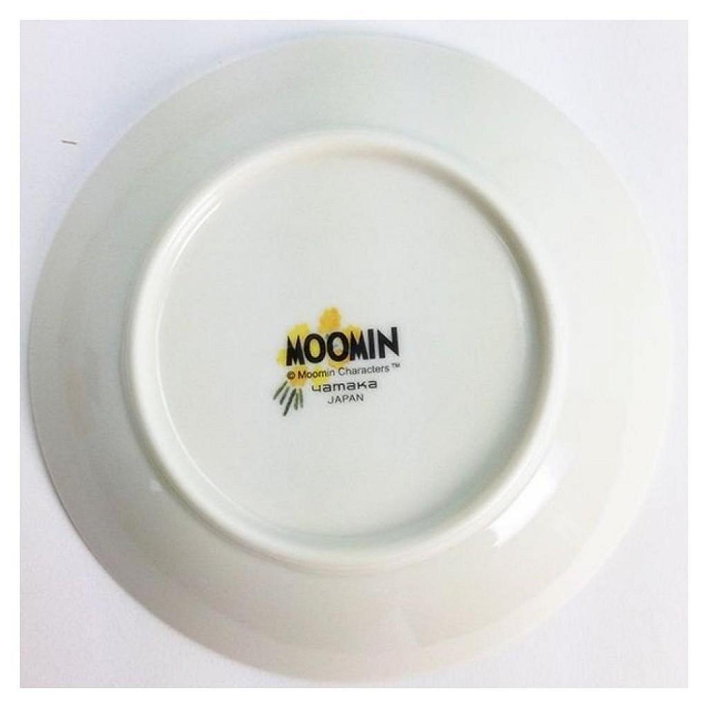 【現貨/售完下架】嚕嚕米：日本製造(陶瓷)＊盤子！四件組(尺寸:直徑135×25mm)。
