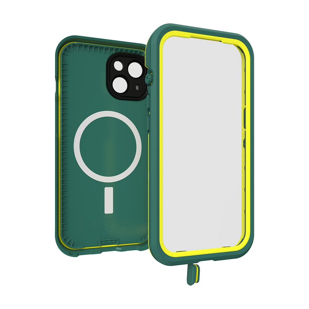 OtterBox LifeProof iPhone 15 6.1吋 Fre 全方位防水/雪/震/泥 保護殼-綠 (支援MagSafe)