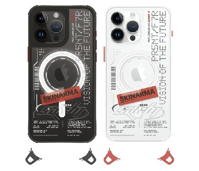 Skinarma｜Orion 未來科技磁吸Magsafe殼(附掛繩環)｜IPhone15系列