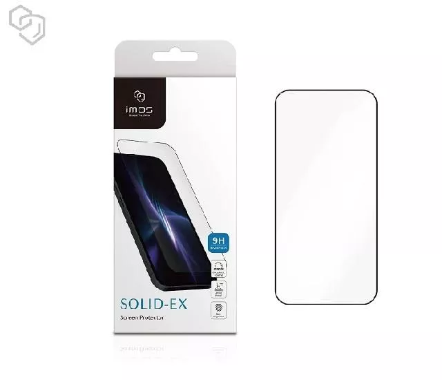 imos｜2.5D點膠 超細黑邊強化玻璃貼  IPhone 15系列 霧面