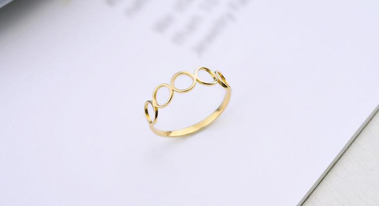 14k金戒指女款  鏤空指環 黃金珠寶首飾