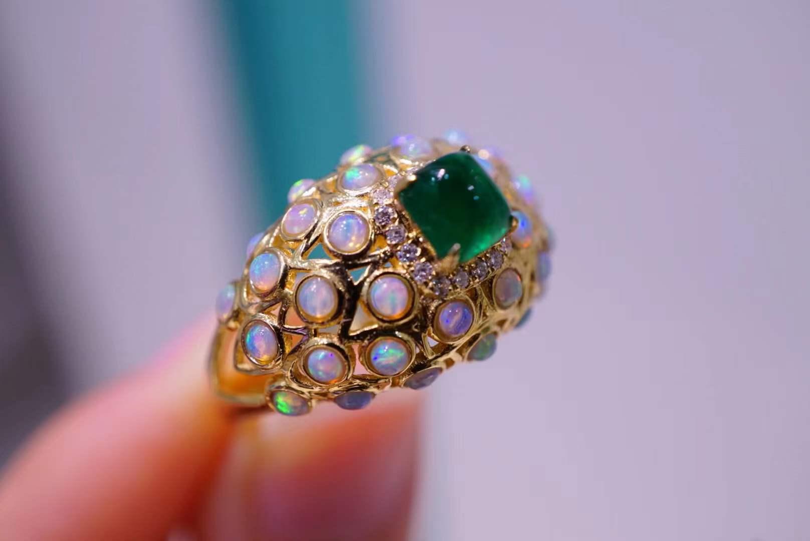 『台北奧斯珠寶』祖母綠戒指60分