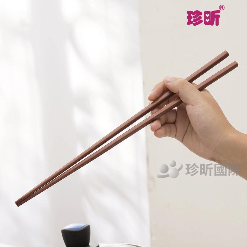 【珍昕】撈麵油炸筷 (約42cm)/公筷/鐵木筷/防燙筷/加長筷