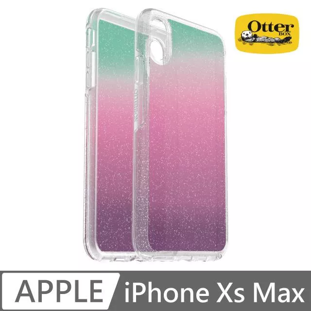 OtterBox iPhone Xs Max Symmetry炫彩幾何透明保護殼