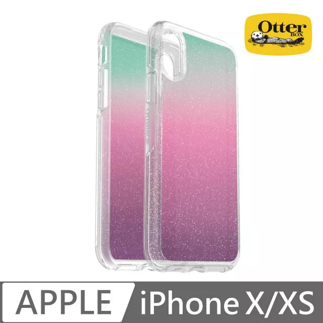 OtterBox iPhone X/Xs Symmetry炫彩幾何透明保護殼