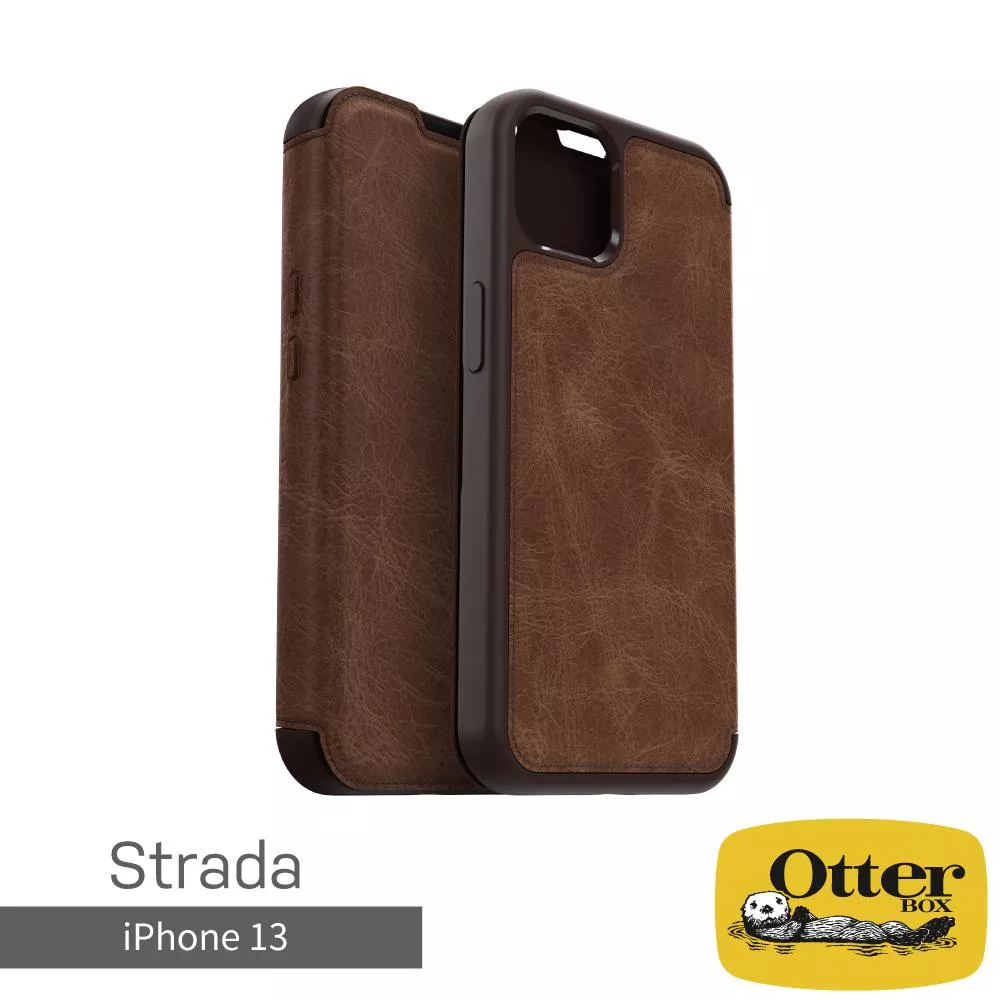 OtterBox iPhone 13 Strada步道者系列真皮掀蓋保護殼