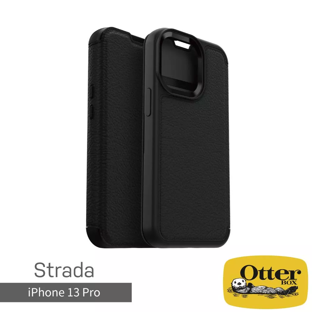 OtterBox iPhone 13 Pro Strada步道者系列真皮掀蓋保護殼