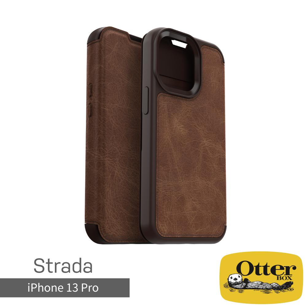 OtterBox iPhone 13 Pro Strada步道者系列真皮掀蓋保護殼