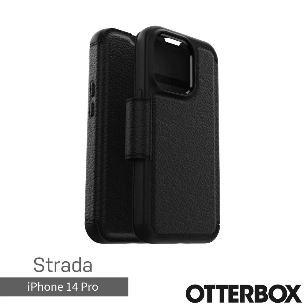 OtterBox iPhone 14 Pro Strada步道者系列真皮掀蓋保護殼