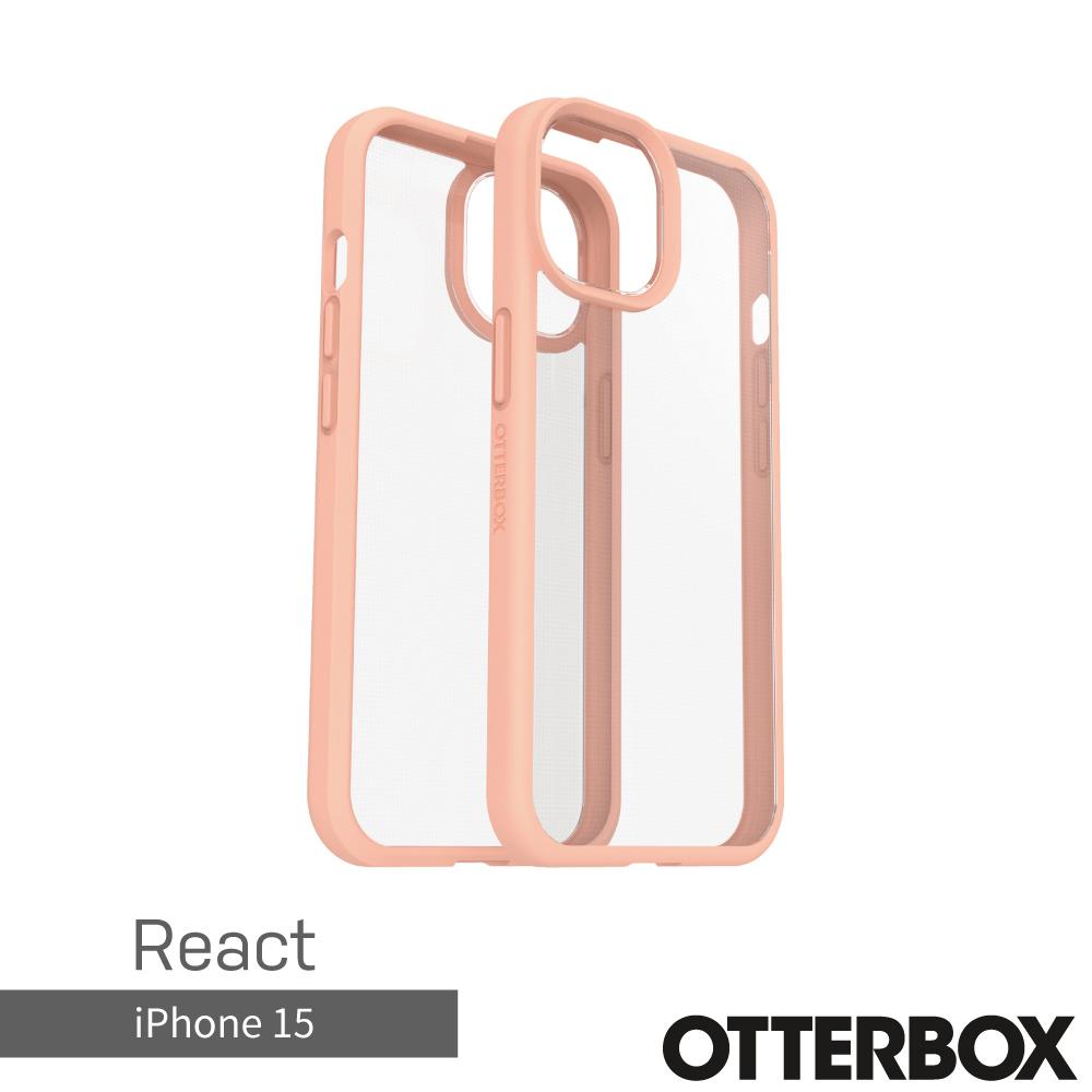 【OtterBox】OtterBox  iPhone 15 6.1吋 React 輕透防摔殼 (橙透)