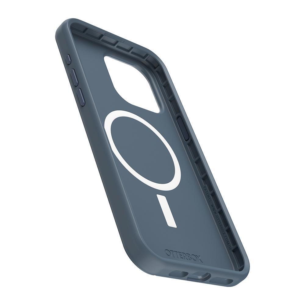 【OtterBox】OtterBox  iPhone 15 Pro Max 6.7吋 Symmetry Plus 炫彩幾何保護殼-藍(支援MagSafe)