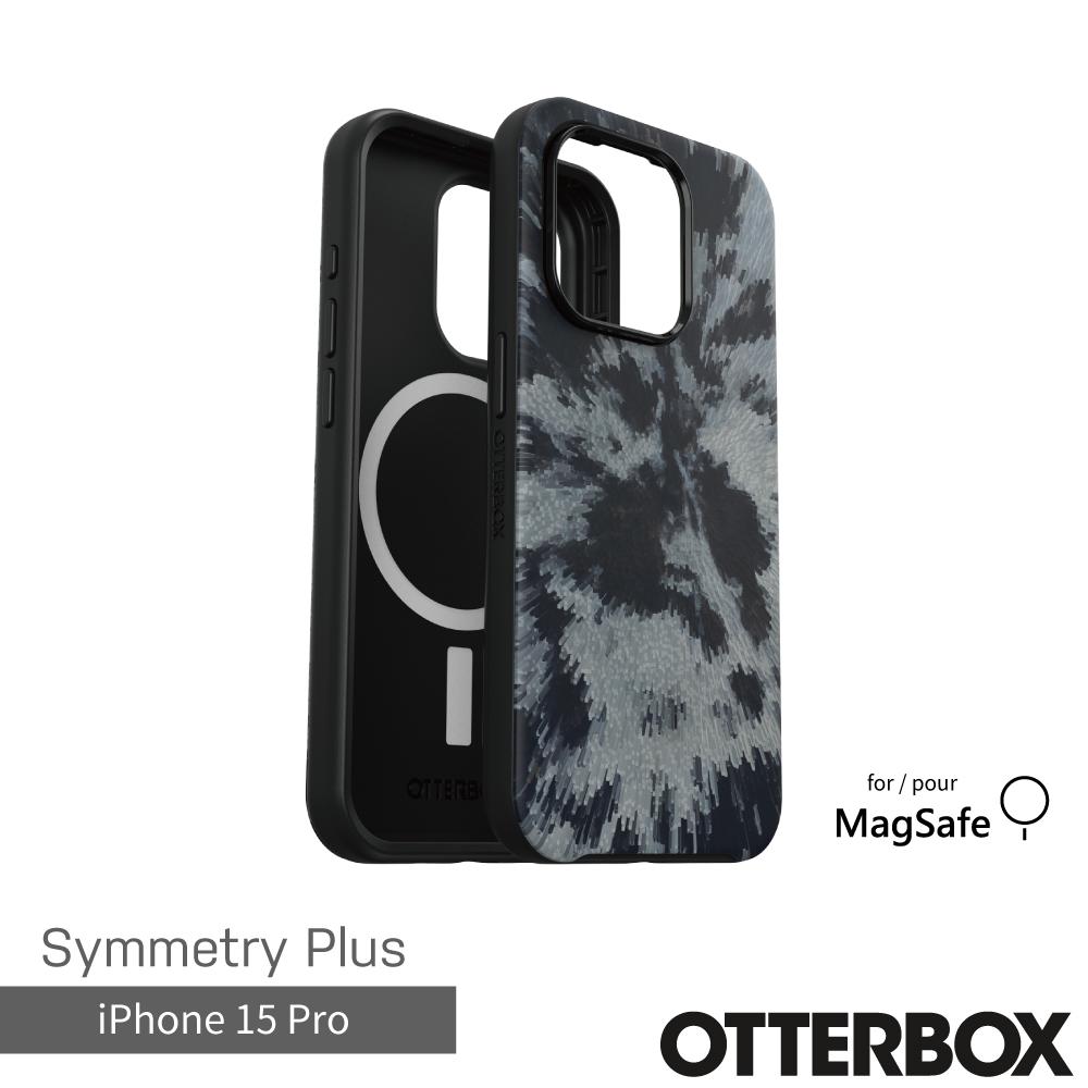 【OtterBox】OtterBox  iPhone 15 Pro 6.1吋 Symmetry Plus 炫彩幾何保護殼-幻影黑(支援MagSafe)