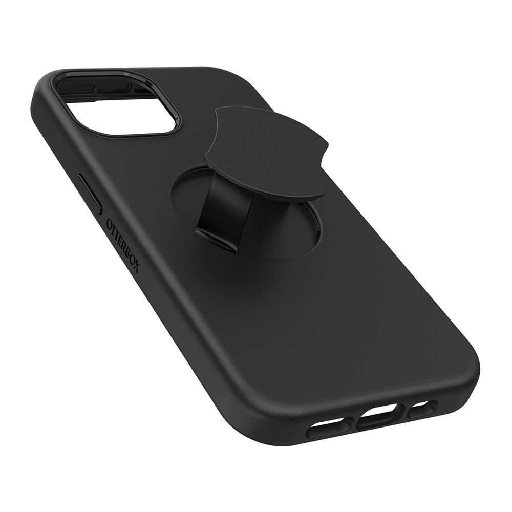 【OtterBox】OtterBox  iPhone 15 6.1吋 OtterGrip Symmetry 炫彩幾何保護殼-黑(支援MagSafe)