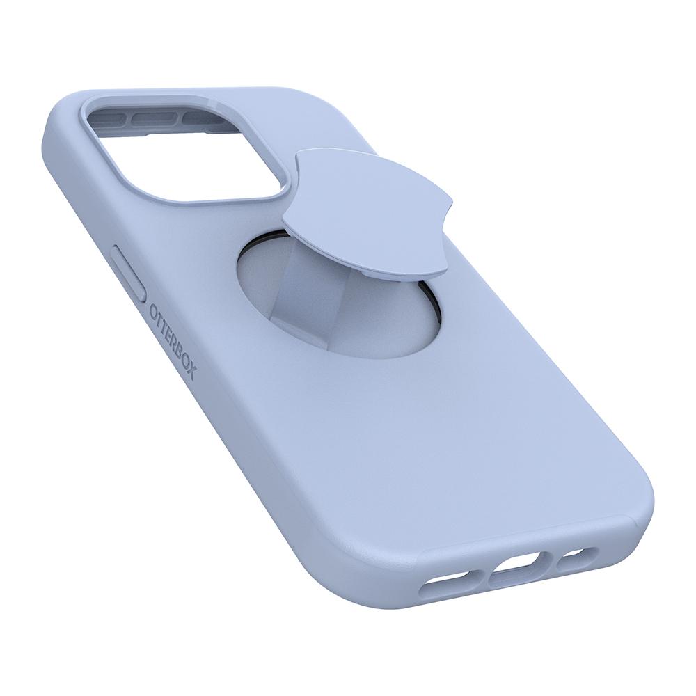 【OtterBox】OtterBox  iPhone 15 Pro 6.1吋 OtterGrip Symmetry 炫彩幾何保護殼-藍(支援MagSafe)