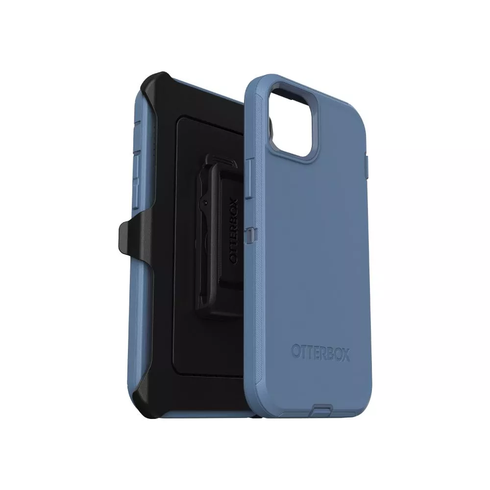 【OtterBox】OtterBox  iPhone 15 Plus 6.7吋 Defender 防禦者系列保護殼(藍)