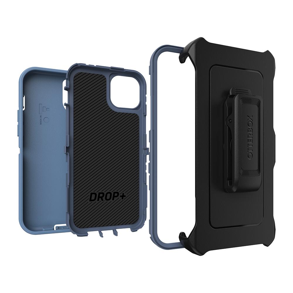 【OtterBox】OtterBox  iPhone 15 Plus 6.7吋 Defender 防禦者系列保護殼(藍)