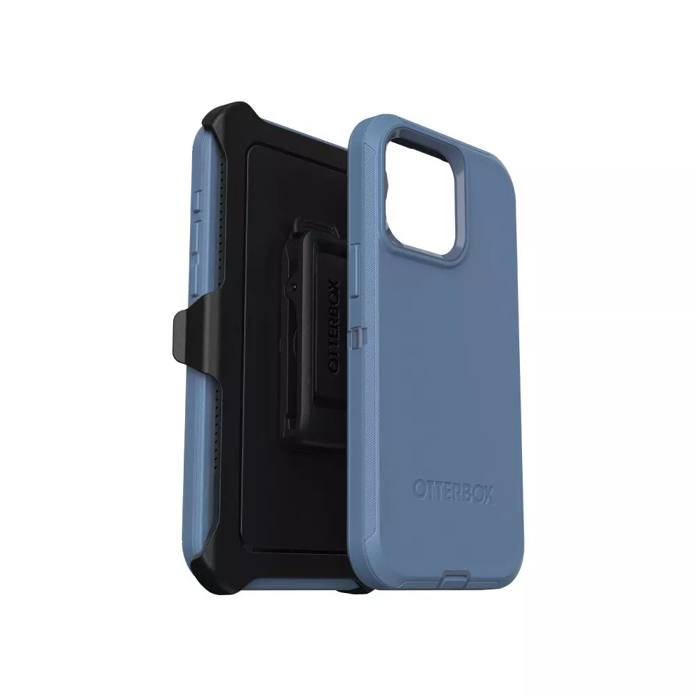 【OtterBox】OtterBox  iPhone 15 Pro Max 6.7吋 Defender 防禦者系列保護殼(藍)