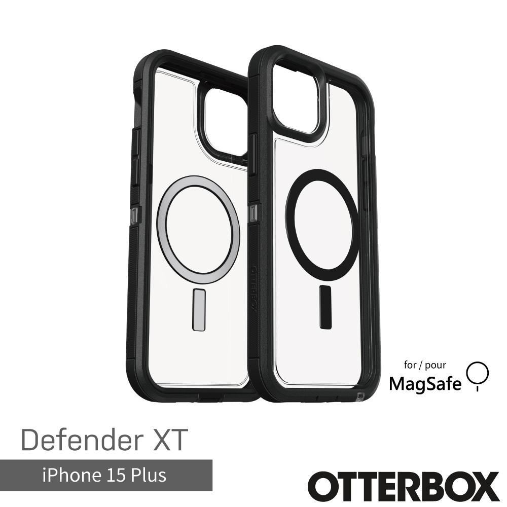 【OtterBox】OtterBox  iPhone 15 Plus 6.7吋 Defender XT 防禦者系列保護殼(黑透)