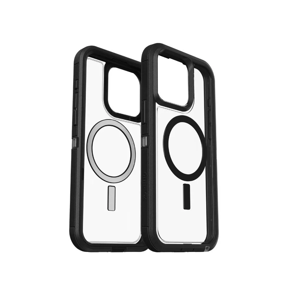 【OtterBox】OtterBox  iPhone 15 Pro Max 6.7吋 Defender XT 防禦者系列保護殼(黑透)