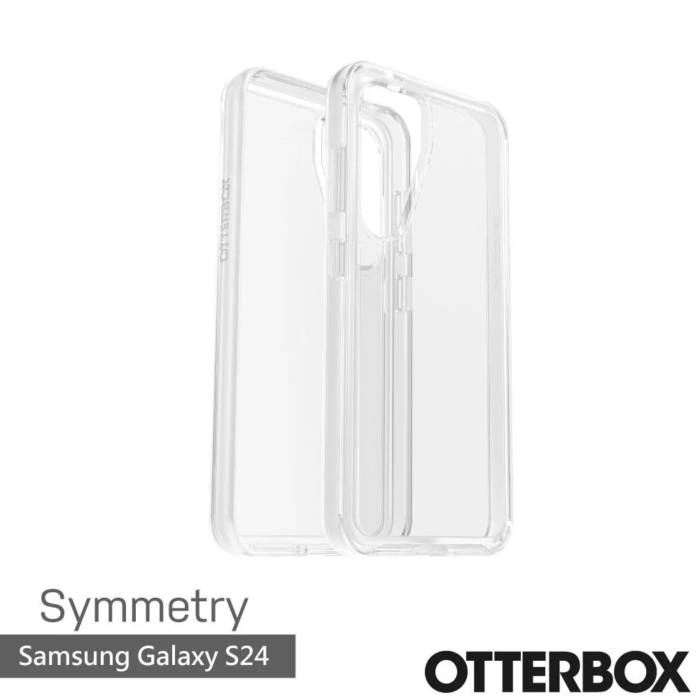 Samsung Galaxy S24 Symmetry 炫彩幾何保護殼-透明