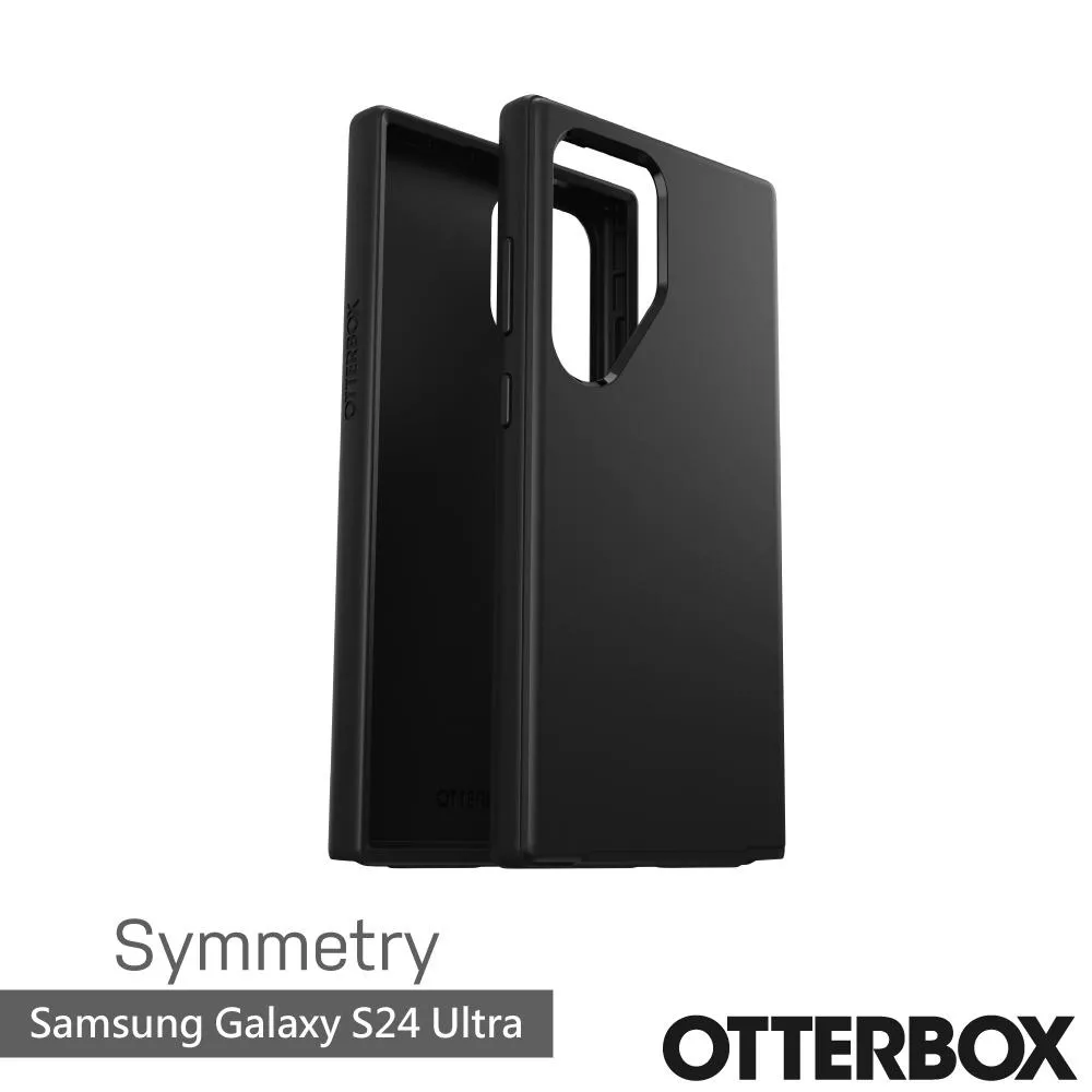 Samsung Galaxy S24 Ultra Symmetry 炫彩幾何保護殼-黑