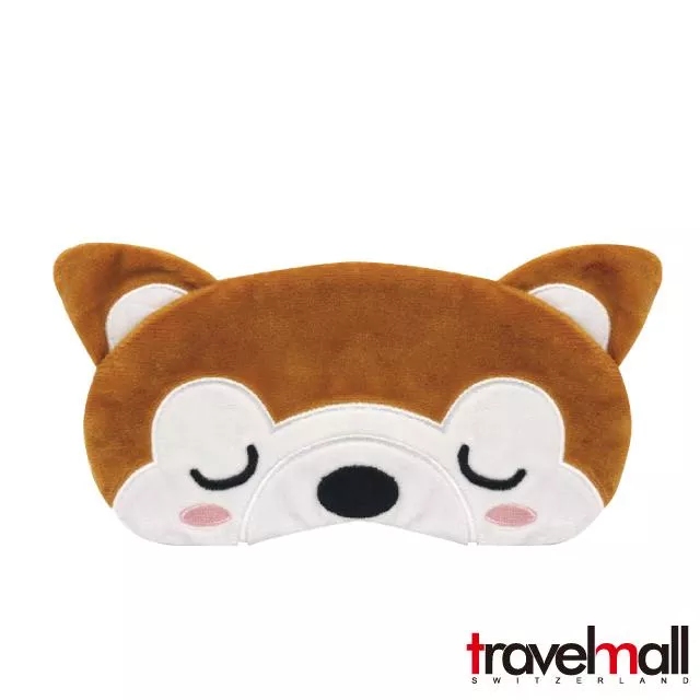 Travelmall 舒適旅行眼罩-柴犬