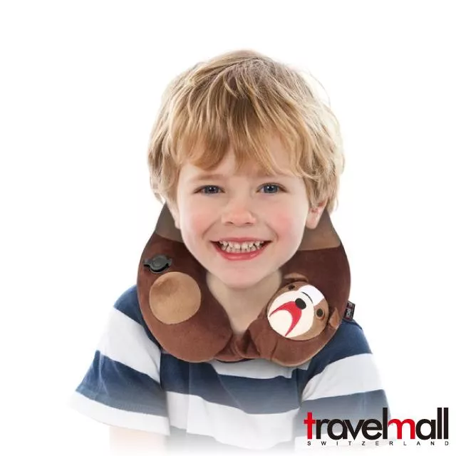 Travelmall 專利 3D 按壓式充氣枕-鬥牛犬