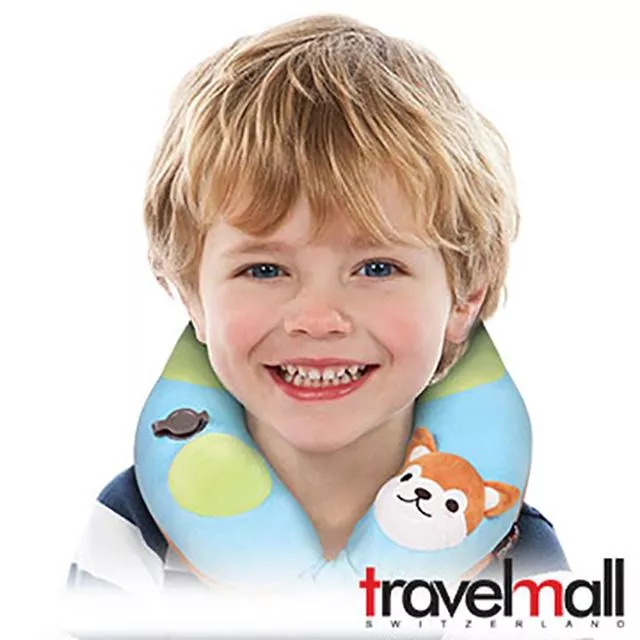 Travelmall 專利 3D 按壓式充氣枕-柴犬