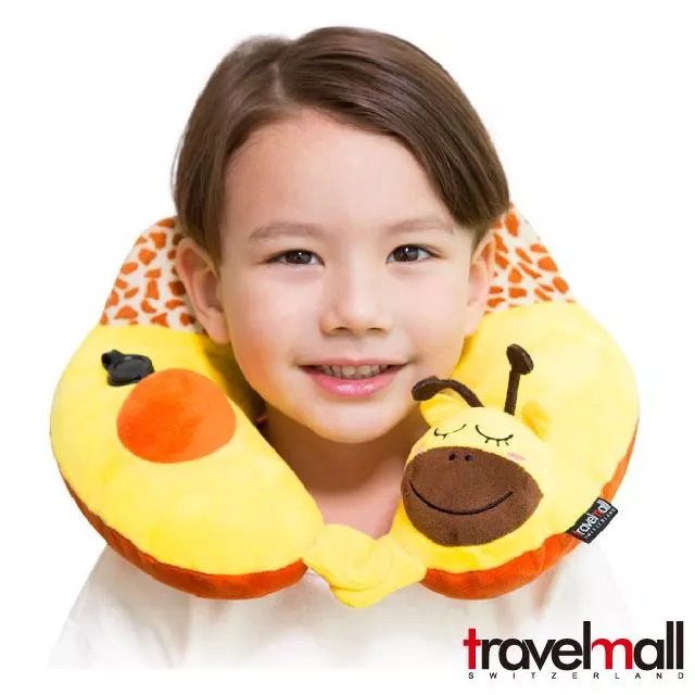Travelmall 專利 3D 按壓式充氣枕-長頸鹿