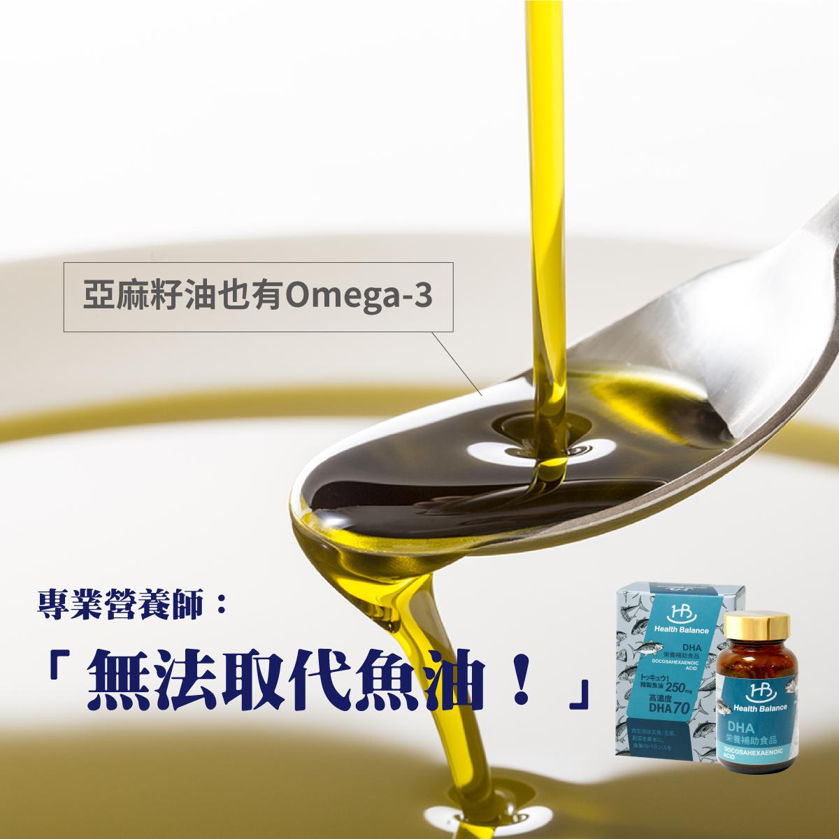 【想補Omega-3 亞麻籽油到底行不行⁉】