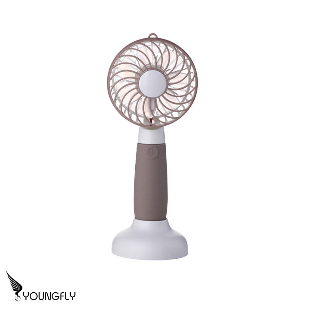 YoungFly USB充電式 風車兩用風扇 迷你風扇 手持 桌用 隨身風扇