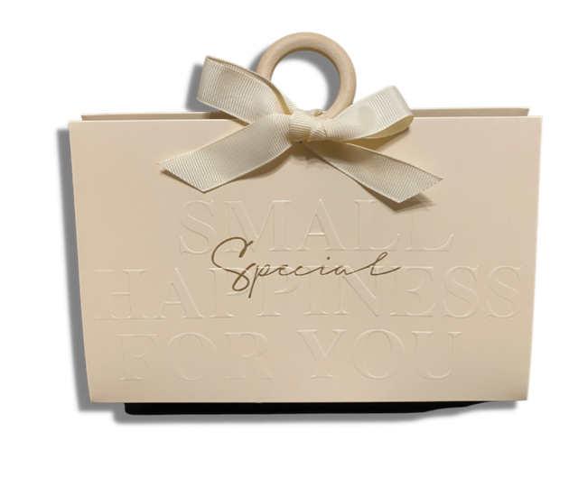 優雅珍珠白木環小禮盒