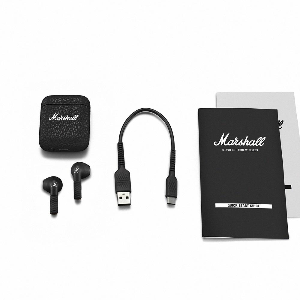 【Marshall】 Minor III 真無線藍牙耳機，經典黑