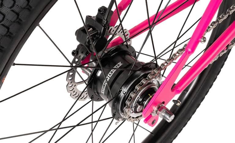 Cleary 24吋內變五速兒童腳踏車粉紅色