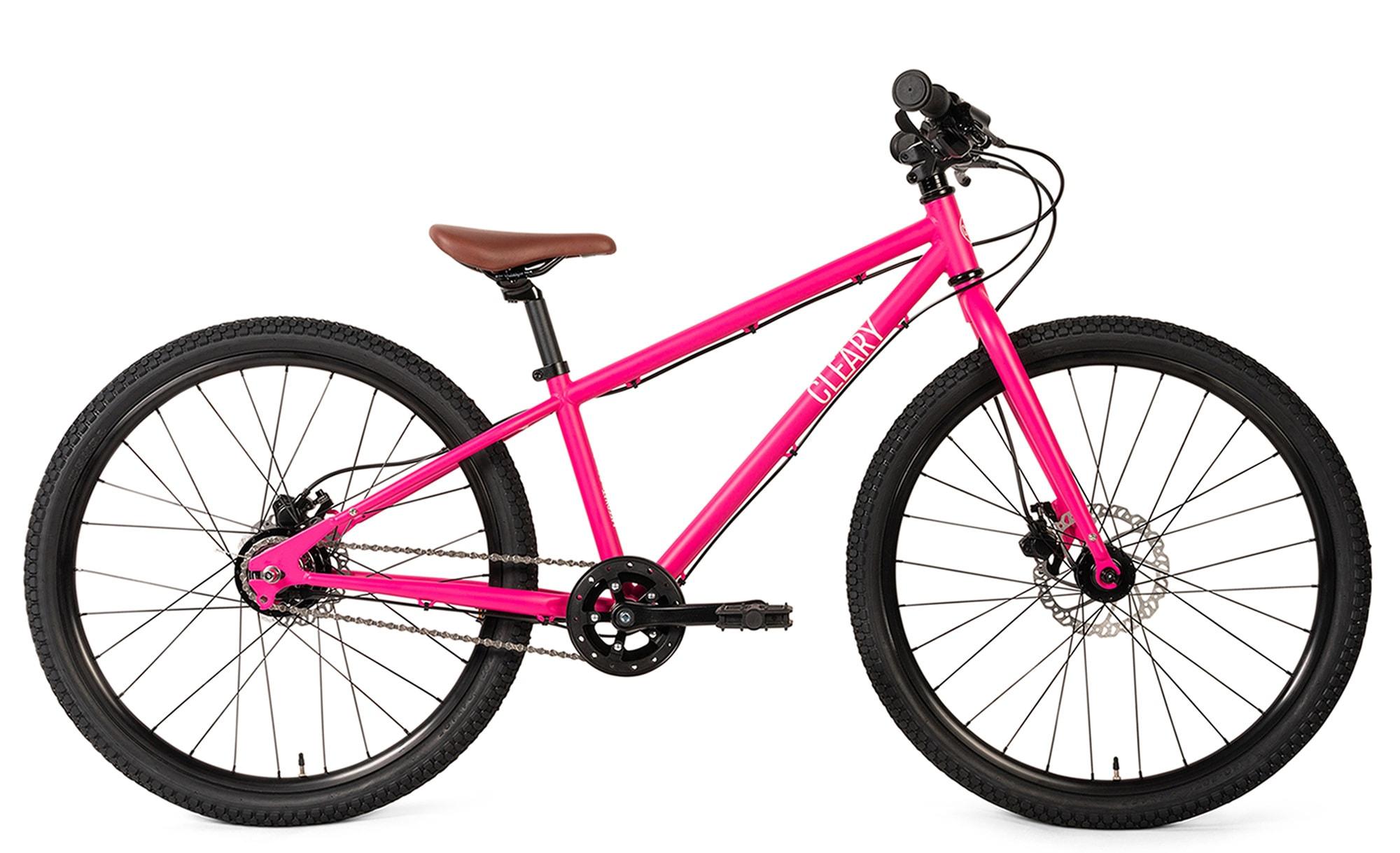 Cleary 24吋內變五速兒童腳踏車粉紅色