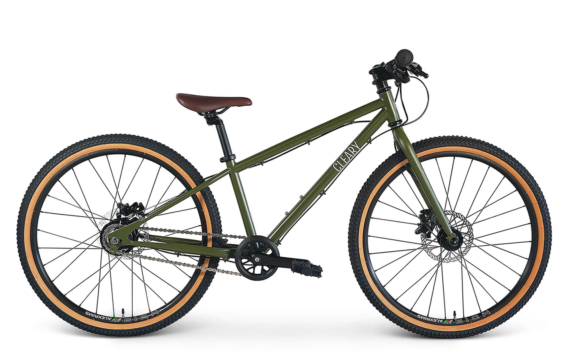Cleary 24吋內變五速兒童腳踏車沙漠綠色