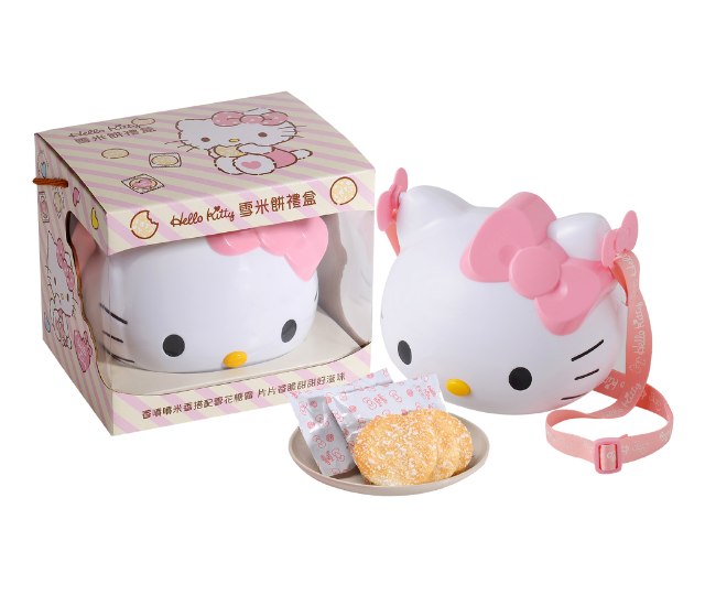 Hello Kitty 雪米餅經典造型筒禮盒