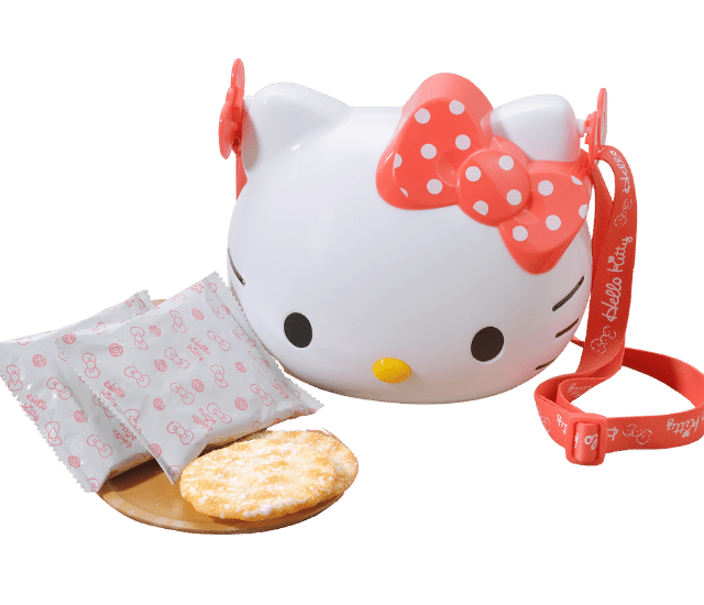 Hello Kitty 雪米餅點點紅造型筒禮盒