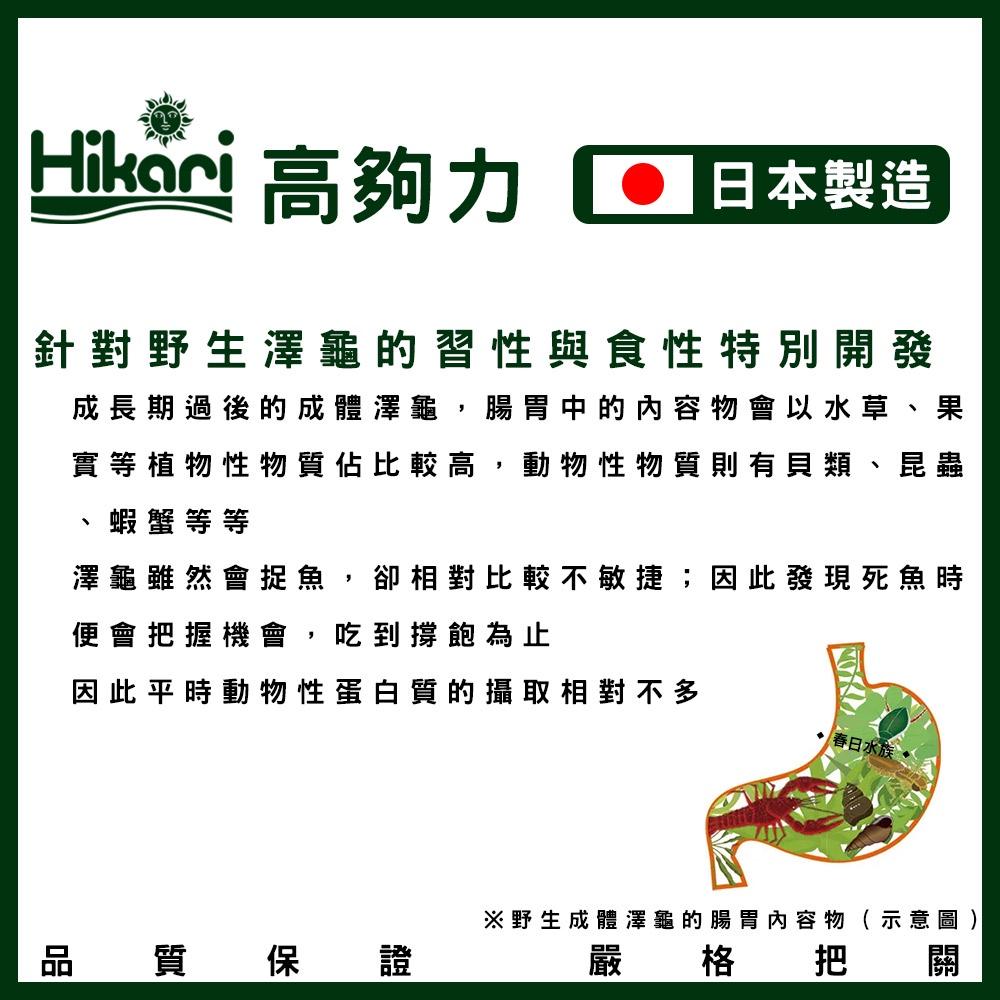 高夠力 澤龜元氣健康食 日本製 大型澤龜 烏龜飼料 澤龜飼料 老龜飼料 巴西龜 大烏龜 Hikari