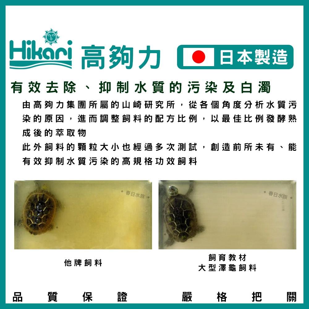 高夠力 大型澤龜飼料 600g 飼育教材 大型兩棲 善玉菌 大龜 巴西龜 成龜 日本製  Hikari